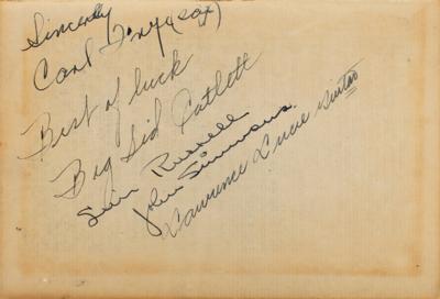 Lot #518 Jazz Legends: Hot Discography Multi-Signed Book with Over 40 Signatures, Including Fats Waller, Joe 'Tricky Sam' Nanton, Jimmie Blanton, and Louis Armstrong - Image 8