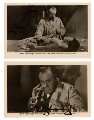 Lot #792 Emil Jannings (2) Signed Photographs - Image 1