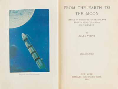 Lot #277 Apollo Astronauts (7) Signed 'From the Earth to the Moon' Book - Image 3