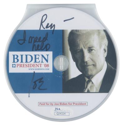 Lot #52 Joe Biden Signed Campaign CD - Image 1