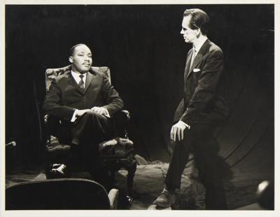 Lot #142 Martin Luther King, Jr. Large Signature for 1961 BBC 'Face to Face' Interviewer - Image 2