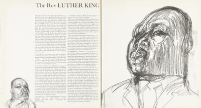 Lot #142 Martin Luther King, Jr. Large Signature for 1961 BBC 'Face to Face' Interviewer - Image 8