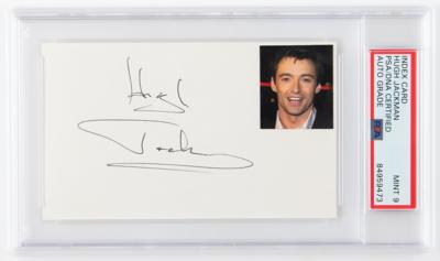 Lot #790 Hugh Jackman Signature - PSA MINT 9 - Image 1