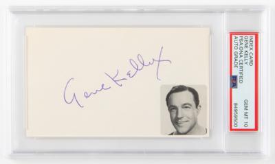 Lot #798 Gene Kelly Signature - PSA GEM MT 10 - Image 1