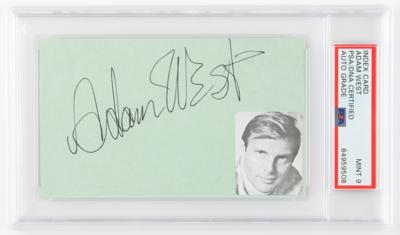 Lot #706 Batman: Adam West Signature - PSA MINT 9 - Image 1