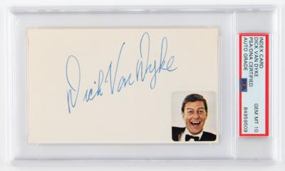 Lot #877 Dick Van Dyke Signature - PSA GEM MT 10 - Image 1