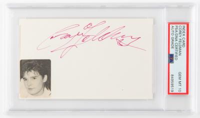 Lot #749 Corey Feldman Signature - PSA GEM MT 10 - Image 1