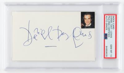 Lot #737 Daniel Day-Lewis Signature - PSA GEM MT 10 - Image 1