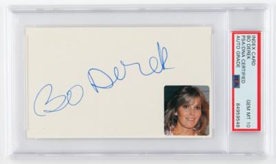 Lot #743 Bo Derek Signature - PSA GEM MT 10 - Image 1