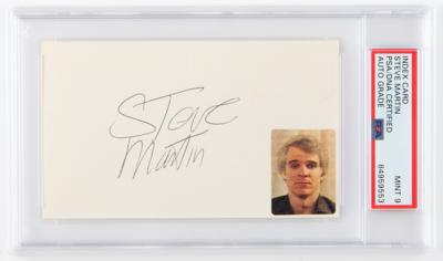 Lot #820 Steve Martin Signature - PSA MINT 9