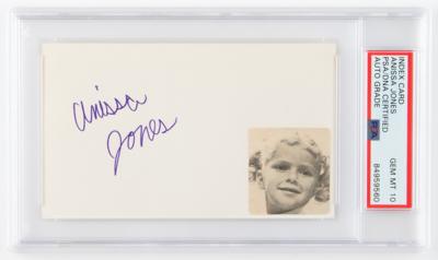 Lot #795 Anissa Jones Signature - PSA GEM MT 10 - Image 1