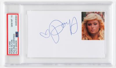 Lot #776 Paris Hilton Signature - PSA GEM MT 10 - Image 1