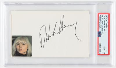 Lot #603 Blondie: Debby Harry Signature - PSA MINT 9 - Image 1