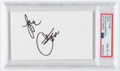 Lot #721 Cher Signature - PSA GEM MT 10 - Image 1