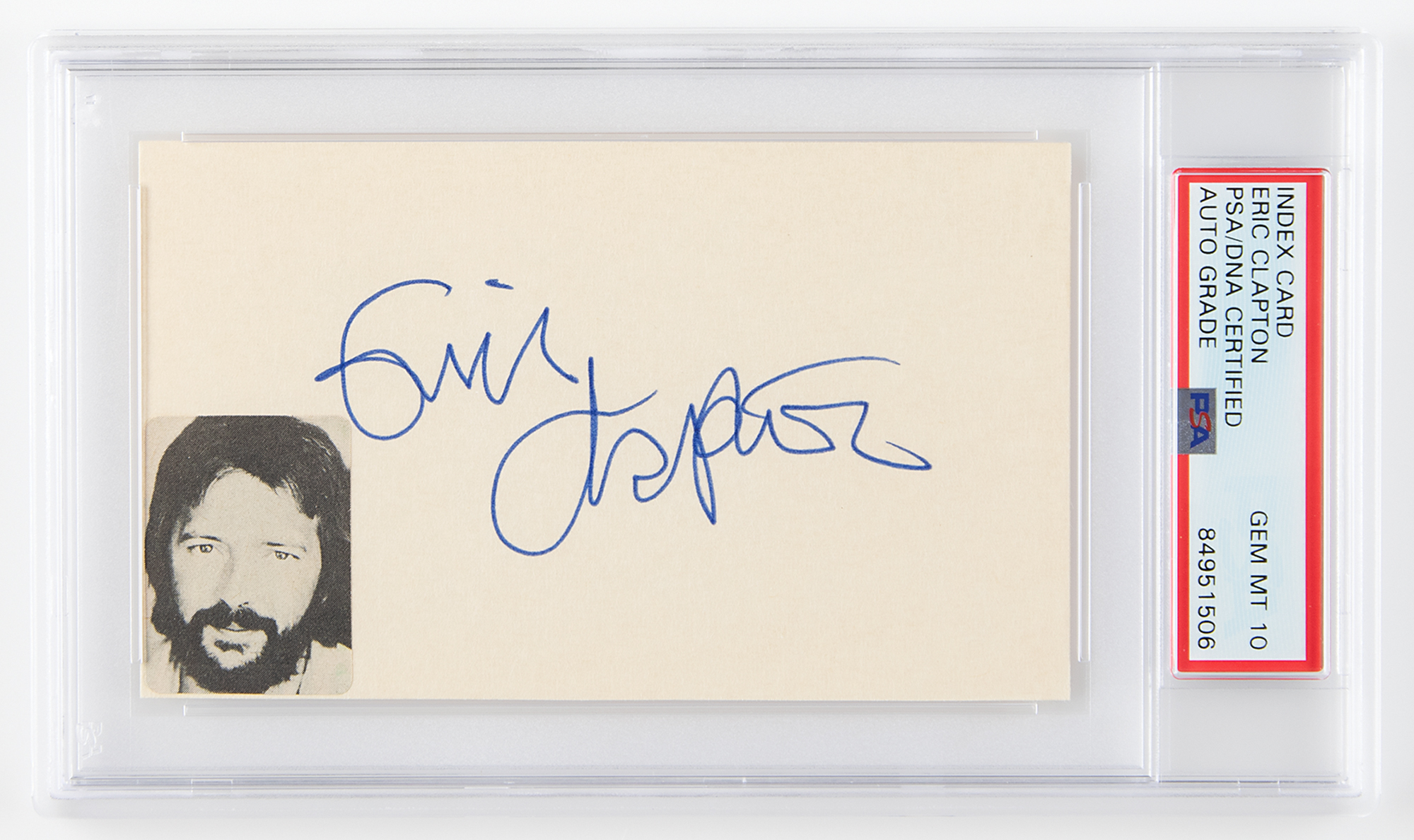 Eric Clapton Signature - PSA GEM MT 10