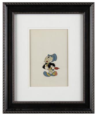 Lot #348 Jiminy Cricket production cel from a Disneyland TV Show - Image 2