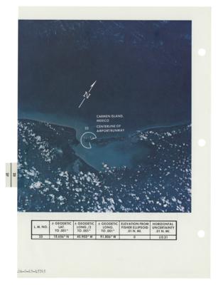 Lot #280 Apollo 9 Flown Photo Map Checklist Page - Image 2