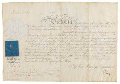 Lot #222 Queen Victoria Document Signed (1846) - Image 1