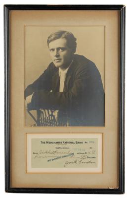 Lot #448 Jack London Signed Check (1912) - Image 1