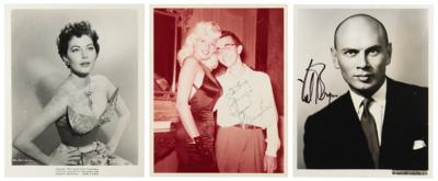 Lot #690 Actors and Actresses Signature Collection (600+) with Marilyn Monroe, Steve McQueen, Humphrey Bogart - Image 3