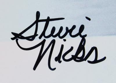Lot #627 Stevie Nicks Signed 'Crystal Visions' Poster - Image 2
