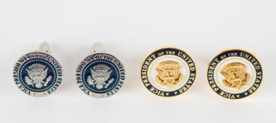 Lot #94 Mike Pence Vice Presidential Jewelry Gifts: (2) Pairs of Cufflinks - Image 2