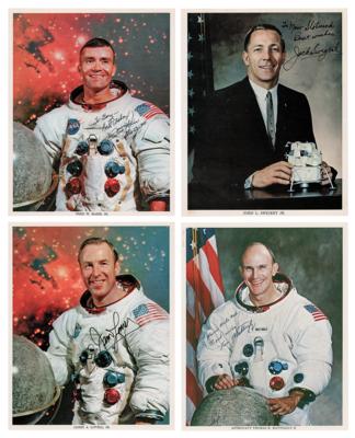 Lot #290 Apollo 13 (4) Signed Photographs