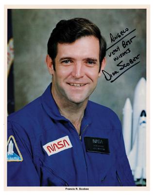 Lot #308 Space Shuttle Challenger (3) Signed Photographs - McNair, Onizuka, and Scobee - Image 4