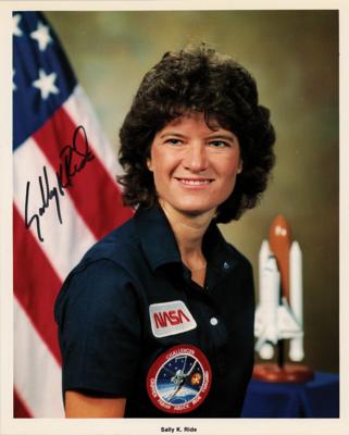 Lot #304 Sally Ride Signed Photograph - Image 1