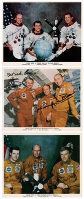 Lot #306 Skylab Prime Crews (3) Signed Photographs - Image 1