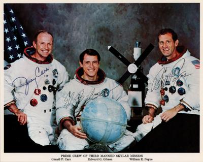 Lot #306 Skylab Prime Crews (3) Signed Photographs - Image 4