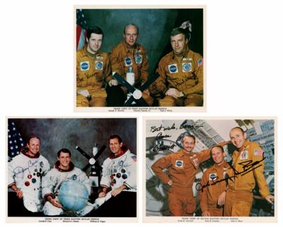 Lot #306 Skylab Prime Crews (3) Signed Photographs - Image 5