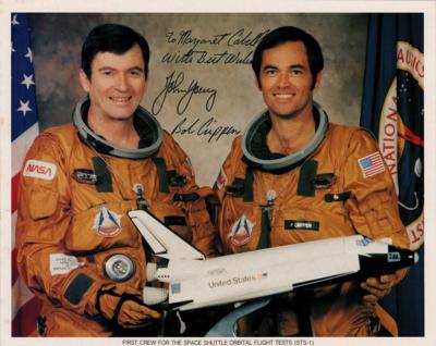 Lot #310 STS-1 Signed Photograph - Image 1