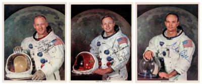 Lot #282 Apollo 11 (3) Signed Photographs - Image 2