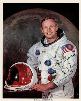 Lot #282 Apollo 11 (3) Signed Photographs - Image 3