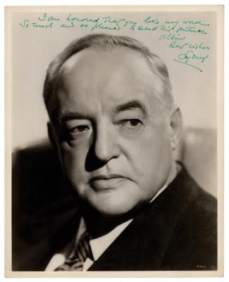 Lot #763 Sydney Greenstreet Signed Photograph - Image 1