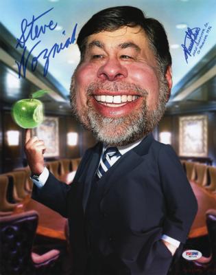 Lot #161 Apple: Steve Wozniak and Ronald Wayne Signed Photograph - Image 1