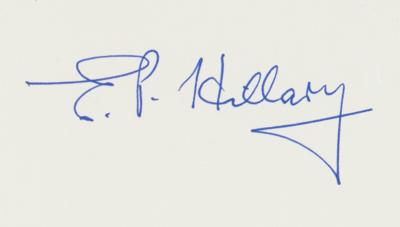 Lot #181 Edmund Hillary Signed Book - Image 2