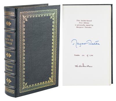 Lot #229 Margaret Thatcher Signed Book
