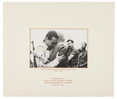 Lot #209 Golda Meir Signed Photograph - Image 2