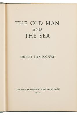 Lot #384 Ernest Hemingway: The Old Man and the Sea (First Edition) - Image 2
