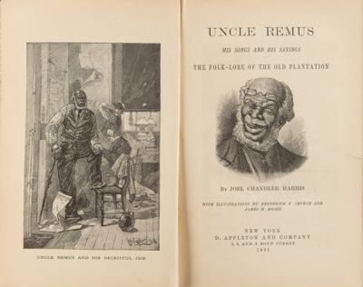 Lot #381 Joel Chandler Harris: Uncle Remus, His Songs and Sayings (First Edition) - Image 2