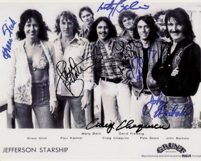 Lot #621 Jefferson Starship Signed Photograph