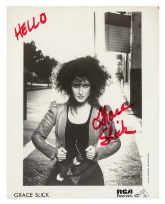 Lot #620 Jefferson Airplane: Grace Slick Signed