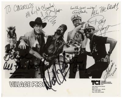 Lot #653 Village People Signed Photograph - Image 1