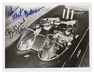 Lot #705 Batman: Adam West and Burt Ward Signed Photograph - Image 1