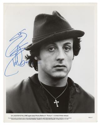 Lot #857 Sylvester Stallone Signed Photograph as Rocky - Image 1