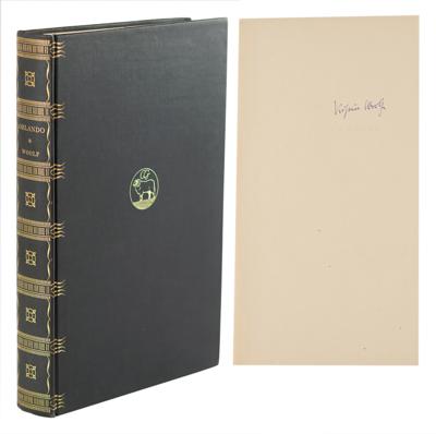 Lot #407 Virginia Woolf Signed Book: Orlando (Unsewn Ltd. Ed.) - Image 1