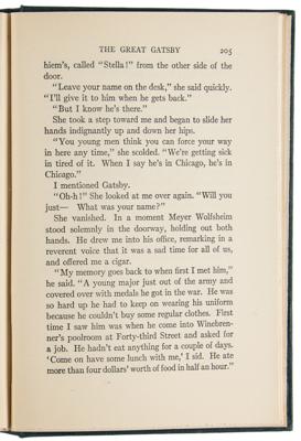 Lot #378 F. Scott Fitzgerald: The Great Gatsby (First Edition) - Image 4