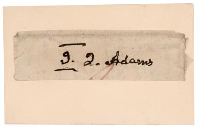 Lot #51 John Quincy Adams Signature